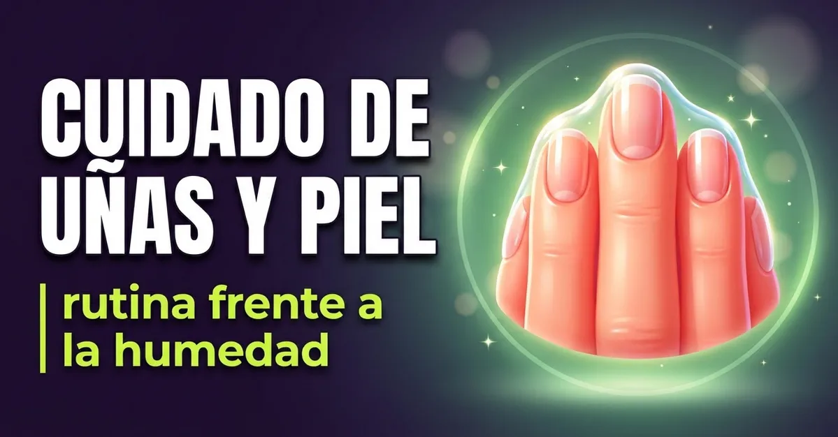 Cuidado de uñas y piel: rutina frente a la humedad