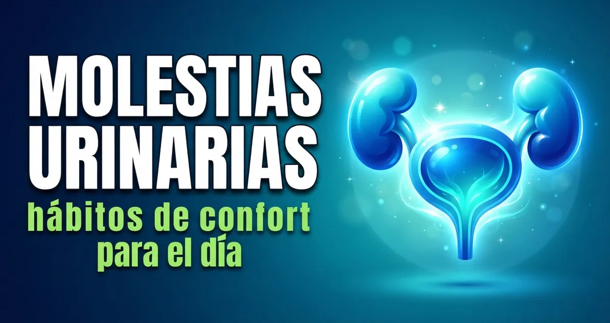 Molestias urinarias: hábitos de confort para el día a día